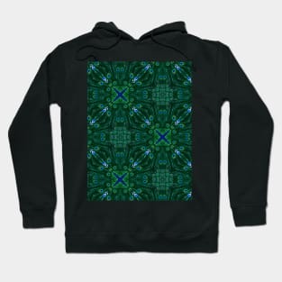 Peacock minimal pattern Hoodie